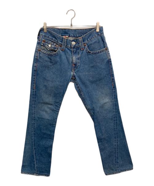 TRUE RELIGION（トゥルー レリジョン）TRUE RELIGION (トゥルー レリジョン) JOEY フレアデニムパンツ インディゴ サイズ:81ｃｍ（W32）の古着・服飾アイテム
