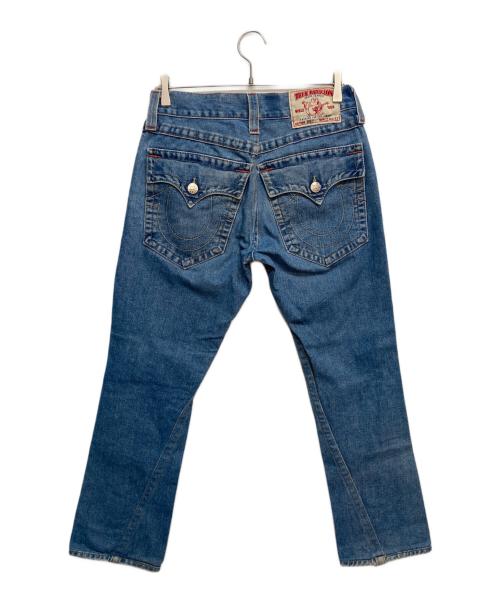 TRUE RELIGION（トゥルー レリジョン）TRUE RELIGION (トゥルー レリジョン) JOEY フレアデニムパンツ インディゴ サイズ:81ｃｍ（W32）の古着・服飾アイテム