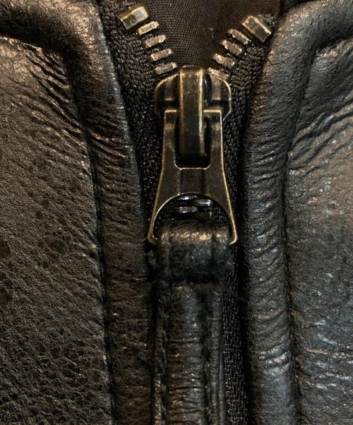 ZARA（ザラ）ZARA (ザラ) フェイクレザーフーデッドジャケット ブラック サイズ:Sの古着・服飾アイテム