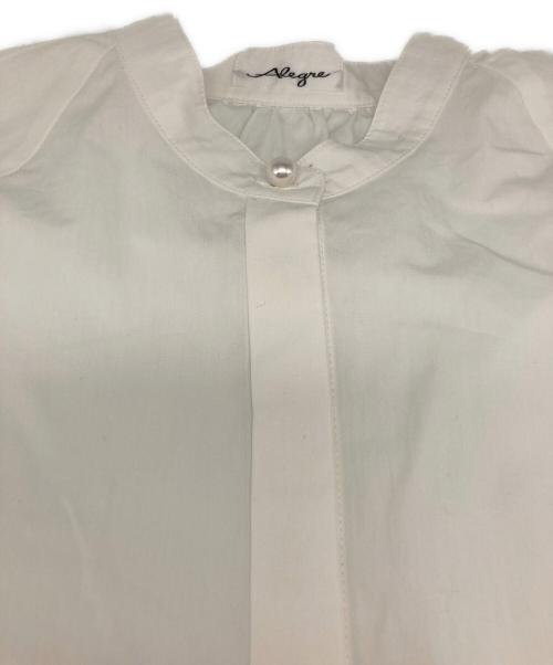 ALEGRE（アレグレ）ALEGRE (アレグレ) VERY STORE 別注ボリュームスリーブブラウス ホワイト サイズ:Mの古着・服飾アイテム