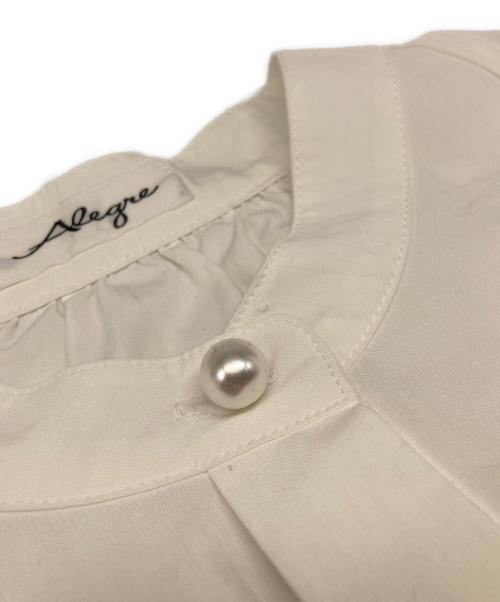 ALEGRE（アレグレ）ALEGRE (アレグレ) VERY STORE 別注ボリュームスリーブブラウス ホワイト サイズ:Mの古着・服飾アイテム