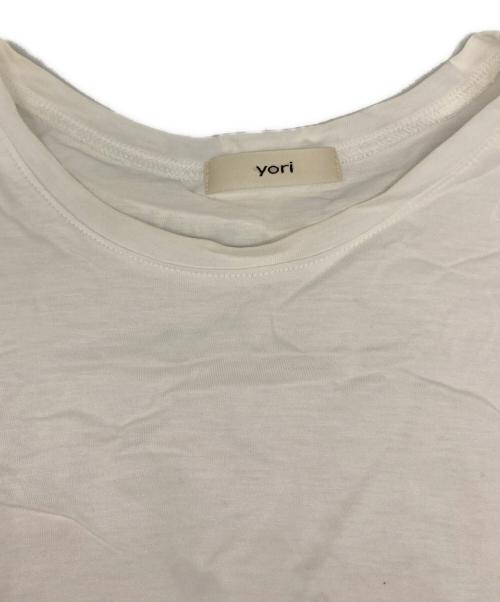 YORI（ヨリ）YORI (ヨリ) カットソー ホワイト サイズ:FREEの古着・服飾アイテム