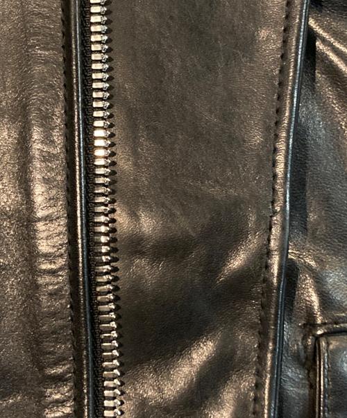 PERK GAPS（パークギャップス）PERK GAPS (パークギャップス) JACKROSE (ジャックローズ) グラフィティ ダブル ライダース ジャケット ブラック サイズ:3の古着・服飾アイテム