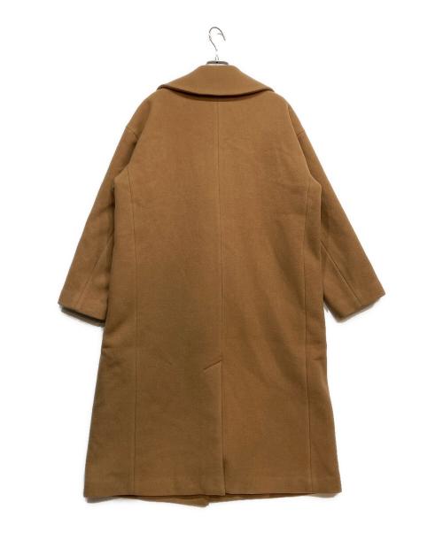 Spick and Span（スピック＆スパン）Spick and Span (スピックアンドスパン) Wフェイスビックカラーコート ブラウン サイズ:Mの古着・服飾アイテム
