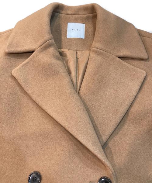 Spick and Span（スピック＆スパン）Spick and Span (スピックアンドスパン) Wフェイスビックカラーコート ブラウン サイズ:Mの古着・服飾アイテム