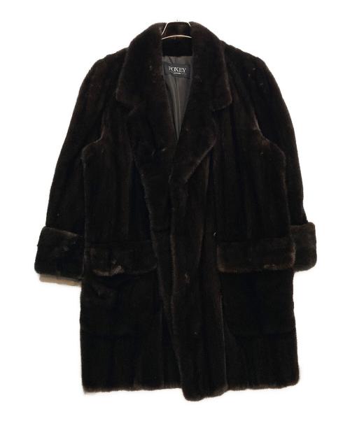 FOXEY BOUTIQUE（フォクシー ブティック）FOXEY BOUTIQUE (フォクシー ブティック) ファー コート ブラウン サイズ:FREEの古着・服飾アイテム