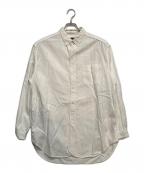 AUBERGEオーベルジュ）の古着「カジュアルコットンシャツ」｜ホワイト