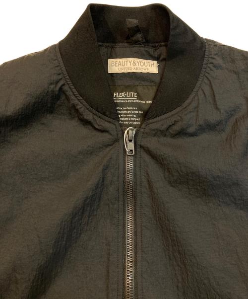 BEAUTY&YOUTH（ビューティーアンドユース）BEAUTY&YOUTH (ビューティーアンドユース) ナイロンブルゾン ブラック サイズ:M 未使用品の古着・服飾アイテム