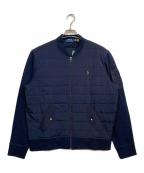 POLO RALPH LAURENポロ・ラルフローレン）の古着「ハイブリット ボンバー ジャケット」｜ネイビー