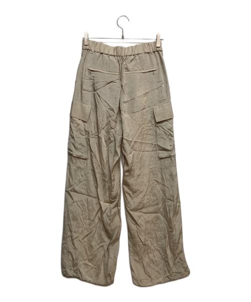 Noble（ノーブル）Noble (ノーブル) リンクル タフタ イージー カーゴパンツ ベージュ サイズ:Mの古着・服飾アイテム