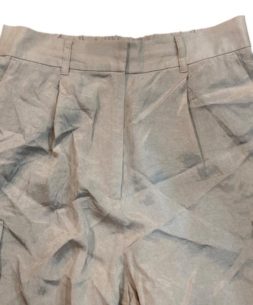 Noble（ノーブル）Noble (ノーブル) リンクル タフタ イージー カーゴパンツ ベージュ サイズ:Mの古着・服飾アイテム
