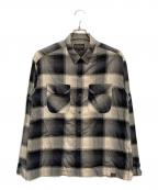 PENDLETONペンドルトン）の古着「オンブレチェックシャツ」｜グレー