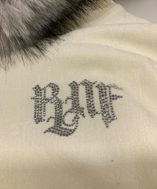 PLEASENOFOLLOW（プリーズノーフォロー）PLEASENOFOLLOW (プリーズノーフォロー) Mari Fur Hoodie Jacket ホワイト サイズ:free 未使用品の古着・服飾アイテム