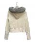 PLEASENOFOLLOW (プリーズノーフォロー) Mari Fur Hoodie Jacket ホワイト サイズ:free 未使用品：8000円