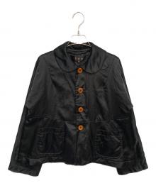 TAO COMME des GARCONS（タオ コムデギャルソン）の古着「ラウンドカラー ショート ジャケット」｜ブラック