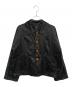TAO COMME des GARCONS（タオ コムデギャルソン）の古着「ラウンドカラー ショート ジャケット」｜ブラック
