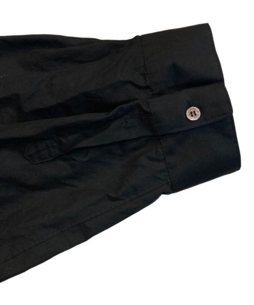 COMME des GARCONS COMME des GARCONS（コムデギャルソン コムデギャルソン）COMME des GARCONS COMME des GARCONS (コムデギャルソン コムデギャルソン) Cotton Front Frill Blouse ブラック サイズ:Sの古着・服飾アイテム