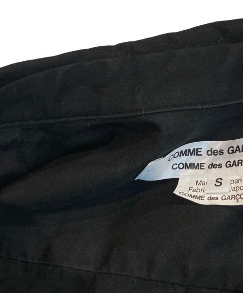COMME des GARCONS COMME des GARCONS（コムデギャルソン コムデギャルソン）COMME des GARCONS COMME des GARCONS (コムデギャルソン コムデギャルソン) Cotton Front Frill Blouse ブラック サイズ:Sの古着・服飾アイテム