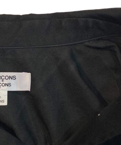 COMME des GARCONS COMME des GARCONS（コムデギャルソン コムデギャルソン）COMME des GARCONS COMME des GARCONS (コムデギャルソン コムデギャルソン) Cotton Front Frill Blouse ブラック サイズ:Sの古着・服飾アイテム