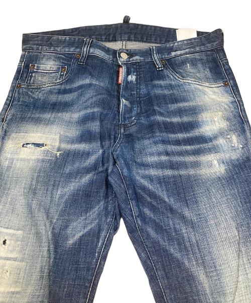 DSQUARED2（ディースクエアード）DSQUARED2 (ディースクエアード) SKINNY DAN JEAN インディゴ サイズ:Lの古着・服飾アイテム