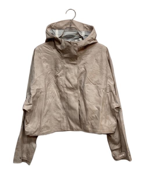 LULULEMON（ルルレモン）LULULEMON (ルルレモン) RAIN CHASER JACKET ベージュ サイズ:4 未使用品の古着・服飾アイテム