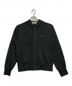 PLAY COMME des GARCONSプレイコムデギャルソン）の古着「ジップ パーカー」｜ブラック