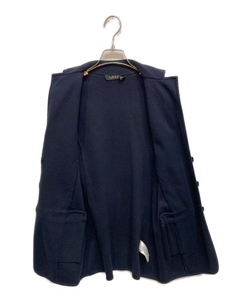 LAUREN RALPH LAUREN（ローレンラルフローレン）LAUREN RALPH LAUREN (ローレンラルフローレン) 金釦コットンテーラードジャケット ネイビー サイズ:Sの古着・服飾アイテム