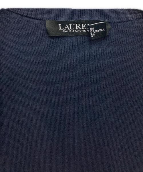 LAUREN RALPH LAUREN（ローレンラルフローレン）LAUREN RALPH LAUREN (ローレンラルフローレン) 金釦コットンテーラードジャケット ネイビー サイズ:Sの古着・服飾アイテム