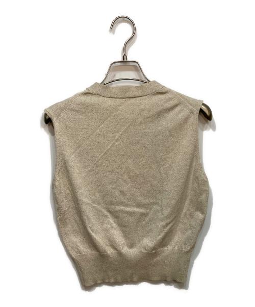 CELFORD（セルフォード）CELFORD (セルフォード) ボウタイニットプルオーバー ベージュ サイズ:36の古着・服飾アイテム