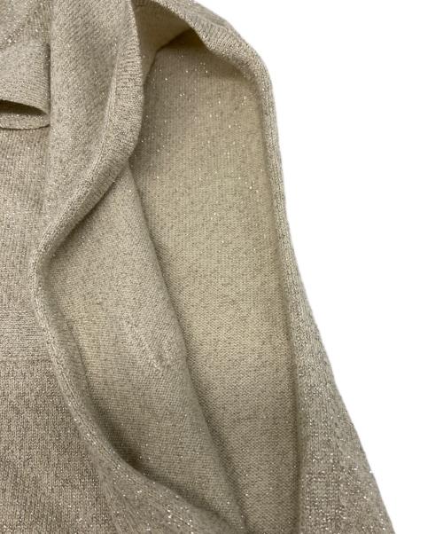CELFORD（セルフォード）CELFORD (セルフォード) ボウタイニットプルオーバー ベージュ サイズ:36の古着・服飾アイテム