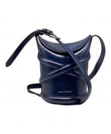 ALEXANDER McQUEEN（アレキサンダーマックイーン）の古着「the curve bag」｜ネイビー