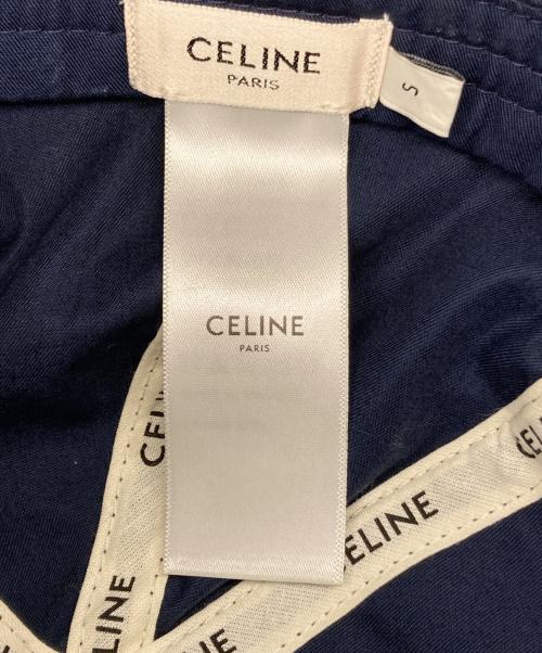 CELINE（セリーヌ）CELINE (セリーヌ) イニシャル ベースボールキャップ ネイビー サイズ:サイズ詳細参照の古着・服飾アイテム