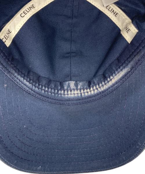 CELINE（セリーヌ）CELINE (セリーヌ) イニシャル ベースボールキャップ ネイビー サイズ:サイズ詳細参照の古着・服飾アイテム