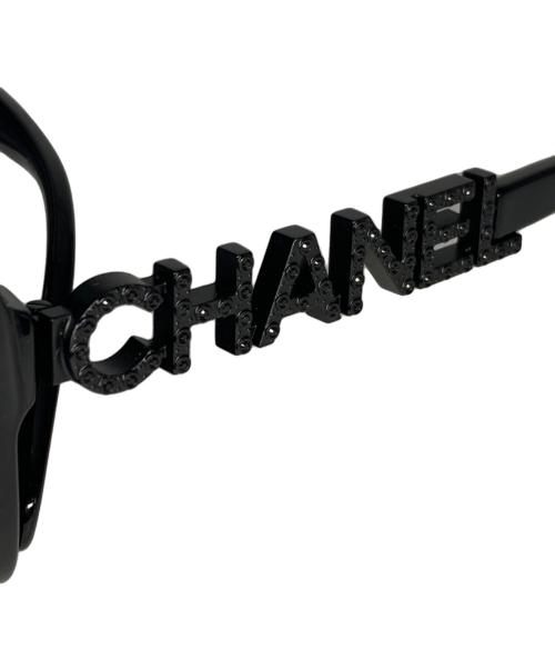 CHANEL（シャネル）CHANEL (シャネル) スクエア シェイプ サングラス ブラック サイズ:53-17の古着・服飾アイテム