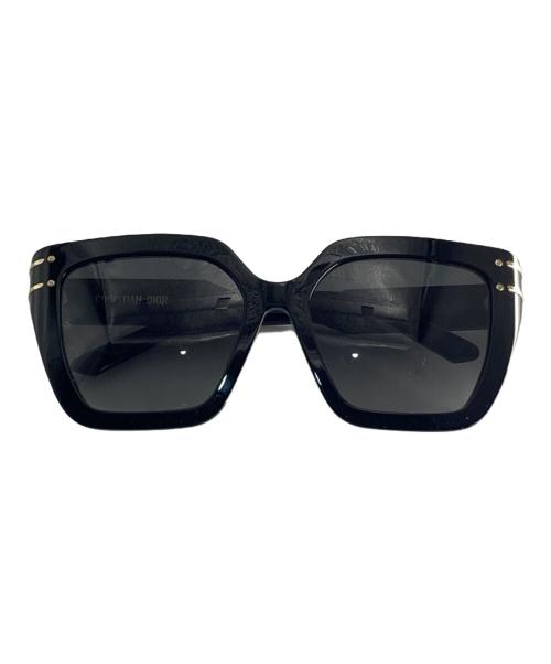 Christian Dior（クリスチャン ディオール）Christian Dior (クリスチャン ディオール) signature スクエアサングラス ブラック サイズ:55□17の古着・服飾アイテム