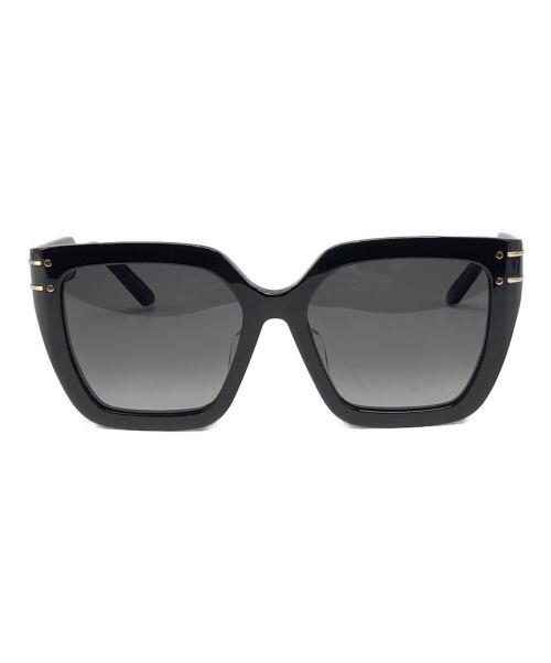 Christian Dior（クリスチャン ディオール）Christian Dior (クリスチャン ディオール) signature スクエアサングラス ブラック サイズ:55□17の古着・服飾アイテム