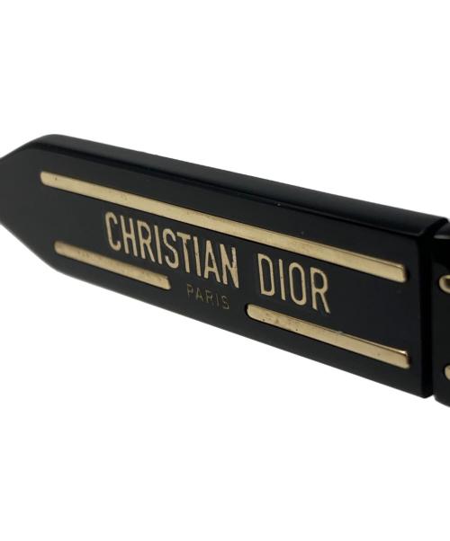 Christian Dior（クリスチャン ディオール）Christian Dior (クリスチャン ディオール) signature スクエアサングラス ブラック サイズ:55□17の古着・服飾アイテム