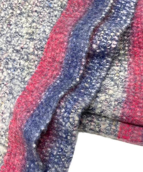 CHANEL（シャネル）CHANEL (シャネル) ココマーク カシミヤ 混大判 ストール グレー サイズ:サイズ詳細参照の古着・服飾アイテム