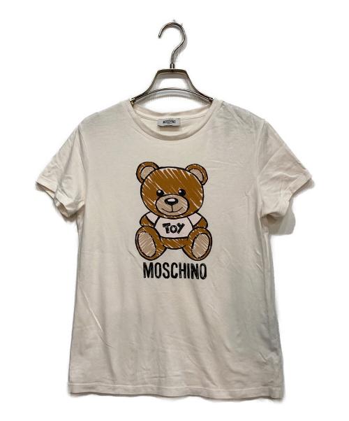 MOSCHINO TEEN（モスキーノ ティーン）MOSCHINO TEEN (モスキーノ ティーン) プリントTシャツ ホワイト サイズ:164の古着・服飾アイテム