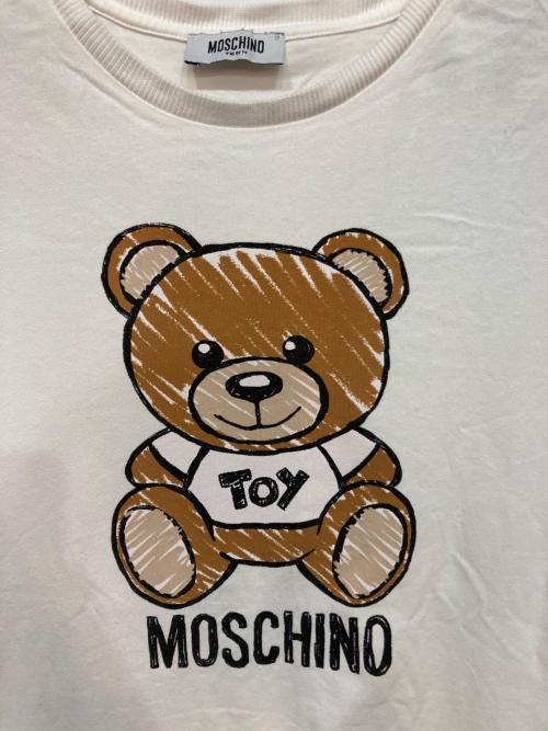 MOSCHINO TEEN（モスキーノ ティーン）MOSCHINO TEEN (モスキーノ ティーン) プリントTシャツ ホワイト サイズ:164の古着・服飾アイテム