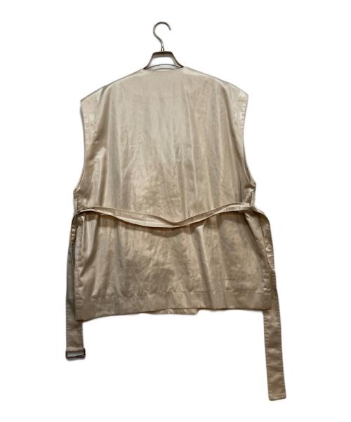 Adam et Rope（アダム エ ロペ）Adam et Rope (アダム エ ロペ) レザーライクタフタジレ アイボリー サイズ:Ｆの古着・服飾アイテム