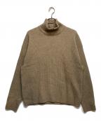 MARKAマーカ）の古着「LOOSE NECK extra fine wool ルーズネックニット」｜ベージュ