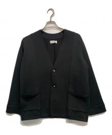BALLAST ARK（バラストアーク）の古着「ECO BLUE KNIT JACKET エコブルーニットジャケット」｜チャコールグレー