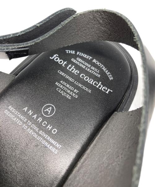 foot the coacher（フットザコーチャー）foot the coacher (フットザコーチャー) ANARCHO サンダル ブラック サイズ:8 1/2の古着・服飾アイテム