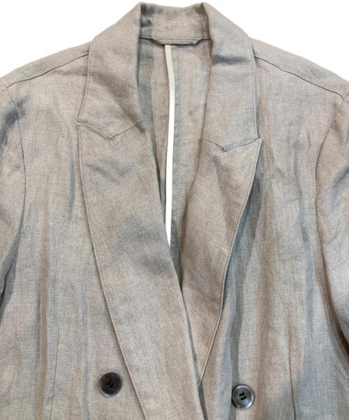 YANUK（ヤヌーク）YANUK (ヤヌーク) テーラード　ジャケット ベージュ サイズ:FREEの古着・服飾アイテム