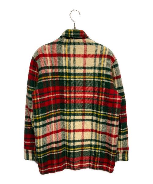 WOOLRICH（ウールリッチ）WOOLRICH (ウールリッチ) CPO ジャケット グリーン×レッド サイズ:Sの古着・服飾アイテム