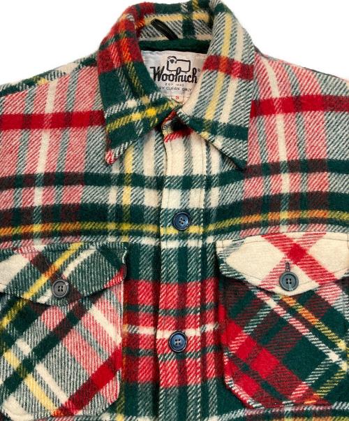 WOOLRICH（ウールリッチ）WOOLRICH (ウールリッチ) CPO ジャケット グリーン×レッド サイズ:Sの古着・服飾アイテム