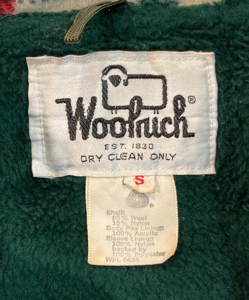 WOOLRICH（ウールリッチ）WOOLRICH (ウールリッチ) CPO ジャケット グリーン×レッド サイズ:Sの古着・服飾アイテム