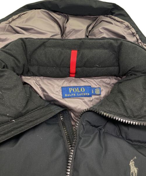 POLO RALPH LAUREN（ポロ・ラルフローレン）POLO RALPH LAUREN (ポロ・ラルフローレン) ダウンベスト ブラック サイズ:Ｌの古着・服飾アイテム