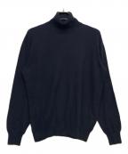 LORO PIANAロロピアーナ）の古着「カシミヤ タートル ネック ニット」｜ネイビー